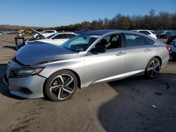 Salvage cars for sale at Brookhaven, NY auction: 2021 Honda Accord Sport SE