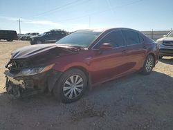 Salvage cars for sale at Andrews, TX auction: 2021 Toyota Camry LE