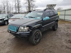 Salvage cars for sale from Copart Central Square, NY: 2004 Jeep Grand Cherokee Laredo