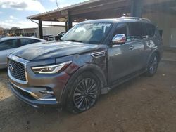 Salvage cars for sale at Tanner, AL auction: 2018 Infiniti QX80 Base