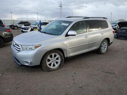 Toyota salvage cars for sale: 2012 Toyota Highlander Base