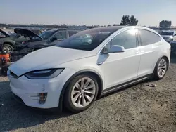 Salvage cars for sale at Antelope, CA auction: 2016 Tesla Model X