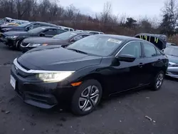 Salvage cars for sale at New Britain, CT auction: 2016 Honda Civic LX