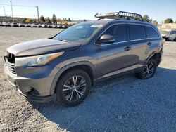 Vehiculos salvage en venta de Copart Mentone, CA: 2016 Toyota Highlander XLE