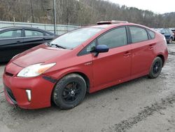 Salvage cars for sale from Copart Hurricane, WV: 2015 Toyota Prius