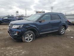 Salvage cars for sale at Chicago Heights, IL auction: 2017 Ford Explorer XLT