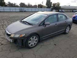 Salvage cars for sale at Martinez, CA auction: 2009 Honda Civic LX