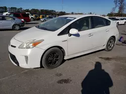 Vehiculos salvage en venta de Copart Dunn, NC: 2012 Toyota Prius