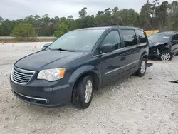 Salvage cars for sale at Houston, TX auction: 2014 Chrysler Town & Country Touring