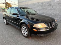 Salvage cars for sale at Brookhaven, NY auction: 2003 Volkswagen Passat GLS