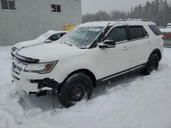 Salvage cars for sale from Copart Cookstown, ON: 2018 Ford Explorer XLT