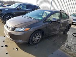 Salvage cars for sale at Windsor, NJ auction: 2012 Honda Civic LX