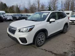 Salvage cars for sale at Portland, OR auction: 2020 Subaru Forester Premium