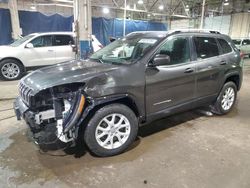 Salvage cars for sale at Woodhaven, MI auction: 2015 Jeep Cherokee Latitude