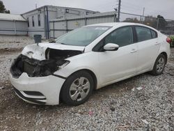 Salvage cars for sale at Prairie Grove, AR auction: 2016 KIA Forte LX