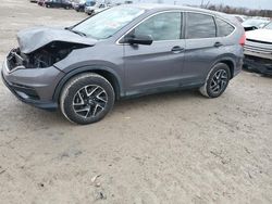 Salvage cars for sale from Copart Indianapolis, IN: 2016 Honda CR-V SE