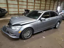 Carros salvage a la venta en subasta: 2011 Mercedes-Benz C 300 4matic