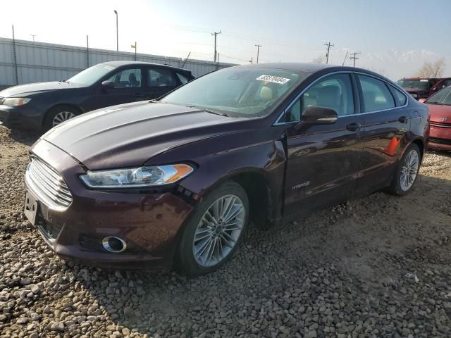 2013 Ford Fusion SE Hybrid