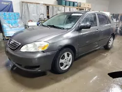 Toyota Corolla ce salvage cars for sale: 2005 Toyota Corolla CE