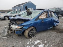 Salvage cars for sale at Assonet, MA auction: 2014 Honda Civic EX