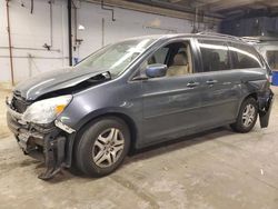 Salvage cars for sale at Wheeling, IL auction: 2006 Honda Odyssey EXL