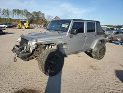 Salvage cars for sale at Harleyville, SC auction: 2016 Jeep Wrangler Unlimited Sahara