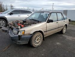 Toyota Corolla salvage cars for sale: 1986 Toyota Corolla LE