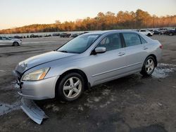 Salvage cars for sale at Harleyville, SC auction: 2006 Honda Accord EX