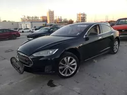 Salvage cars for sale at New Orleans, LA auction: 2015 Tesla Model S 85