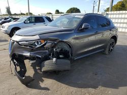 Salvage cars for sale at auction: 2023 Alfa Romeo Stelvio TI