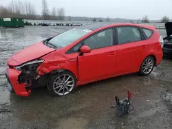 Toyota salvage cars for sale: 2017 Toyota Prius V