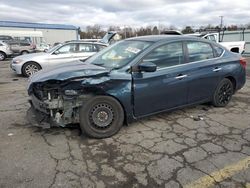 Salvage cars for sale at Pennsburg, PA auction: 2017 Nissan Sentra S