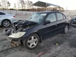 Salvage cars for sale at Spartanburg, SC auction: 2004 Honda Civic EX