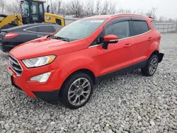 2019 Ford Ecosport Titanium en venta en Barberton, OH