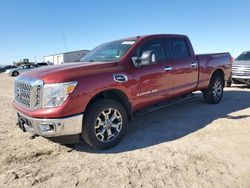 Salvage cars for sale from Copart Amarillo, TX: 2017 Nissan Titan XD SL