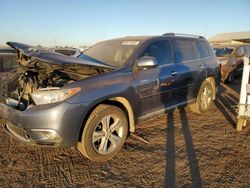 Toyota Highlander Vehiculos salvage en venta: 2013 Toyota Highlander Limited