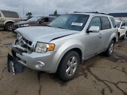 Salvage cars for sale from Copart Woodhaven, MI: 2011 Ford Escape Limited