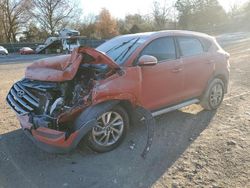 Salvage cars for sale at Madisonville, TN auction: 2017 Hyundai Tucson Limited