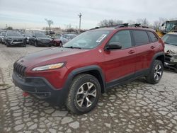 Jeep salvage cars for sale: 2015 Jeep Cherokee Trailhawk