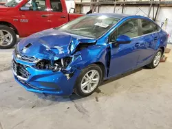 Salvage cars for sale at Eldridge, IA auction: 2018 Chevrolet Cruze LT