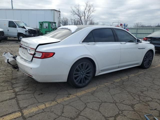 2017 Lincoln Continental Reserve