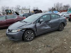 Salvage cars for sale at Baltimore, MD auction: 2013 Honda Civic EX