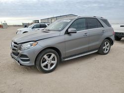 Salvage cars for sale at Amarillo, TX auction: 2016 Mercedes-Benz GLE 350 4matic