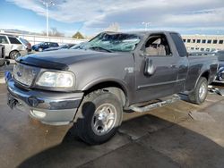 Salvage cars for sale at Littleton, CO auction: 2002 Ford F150