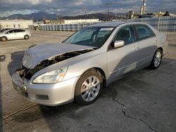 Salvage cars for sale at Sun Valley, CA auction: 2007 Honda Accord SE