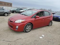 Salvage cars for sale at Kansas City, KS auction: 2010 Toyota Prius