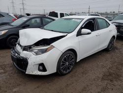 Salvage cars for sale at Elgin, IL auction: 2016 Toyota Corolla L