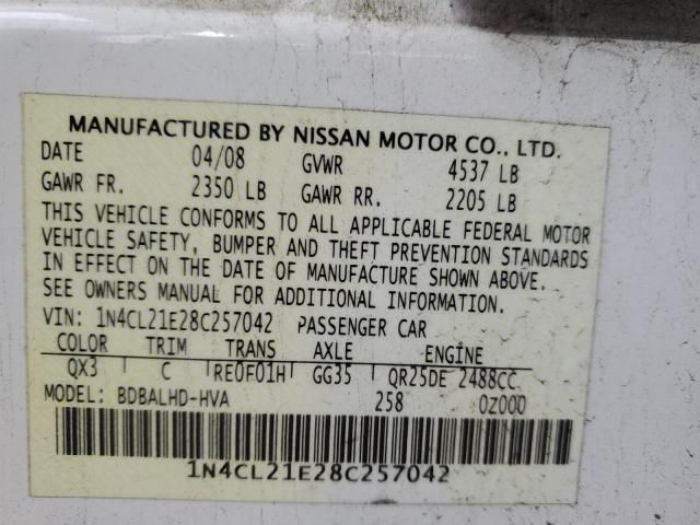 2008 Nissan Altima Hybrid