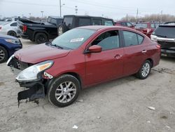 Salvage cars for sale at Indianapolis, IN auction: 2018 Nissan Versa S