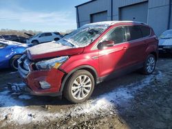 Salvage cars for sale at Windsor, NJ auction: 2017 Ford Escape Titanium